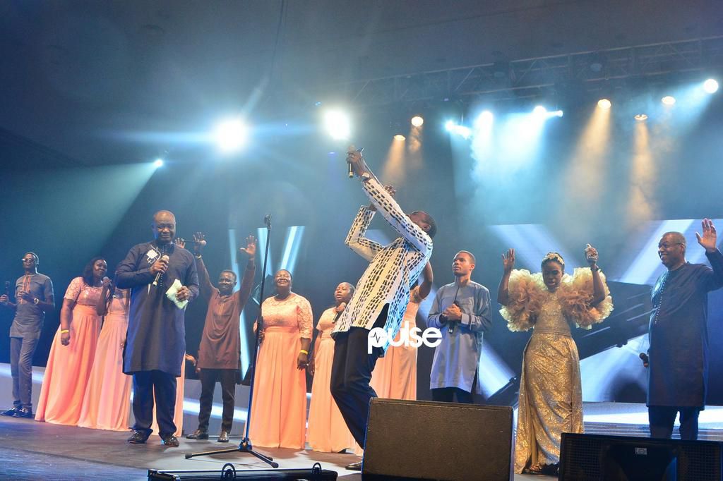 Esther Osaji, Dr Ron Kenoly and Panam Percy Paul raise roof of Eko Hotel for Hallelujah Concert 2019