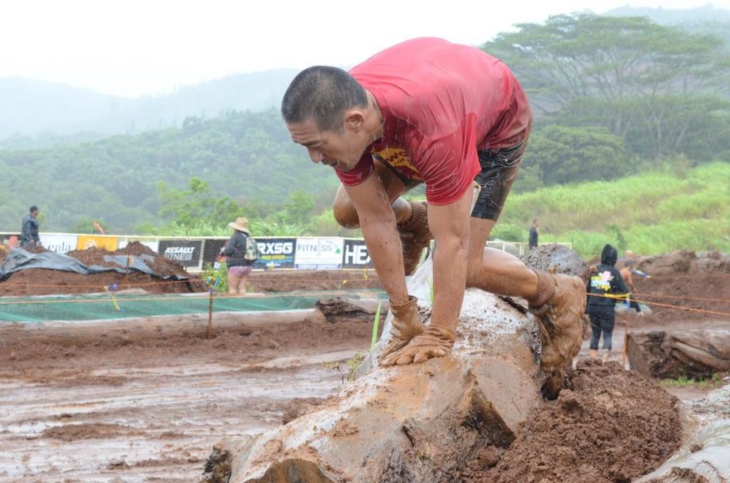 Kawakami at a local obstacle race.