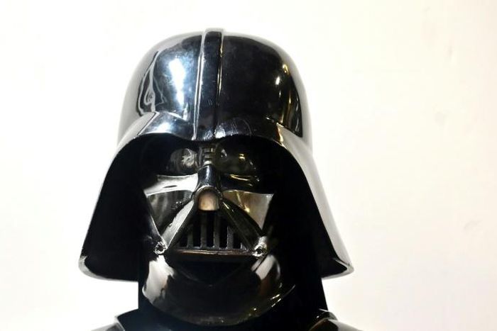 Darth Vader's helmet from the film "The Empire Strikes Back" could fetch nearly half a million dollars at auction