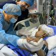 The girls were separated in a marathon operation by a huge team of Hungarian and Bangladeshi doctors