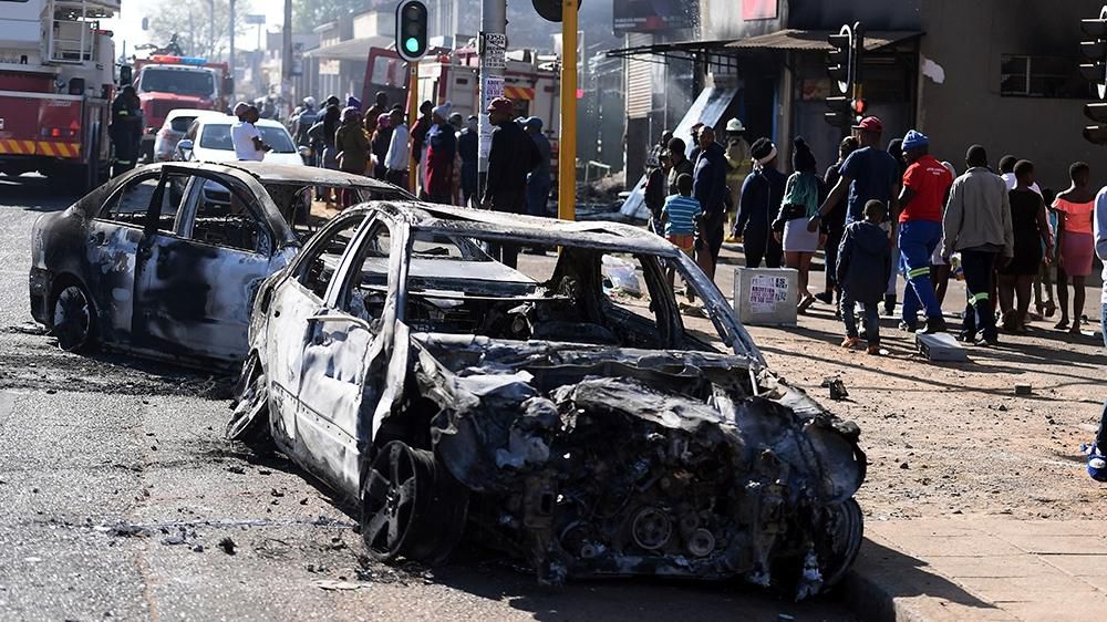 The recent wave of attacks in South Africa targeted the businesses owned by foreigners [AP Photo]