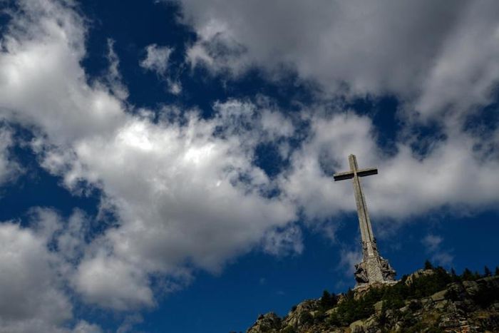 A 150-metre-high cross that can be seen from miles away towers over the site where Franco is buried