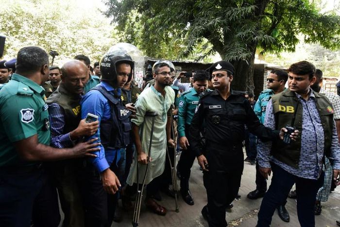 A special anti-terrorism tribunal delivered the verdict in a crowded courtroom in the capital Dhaka