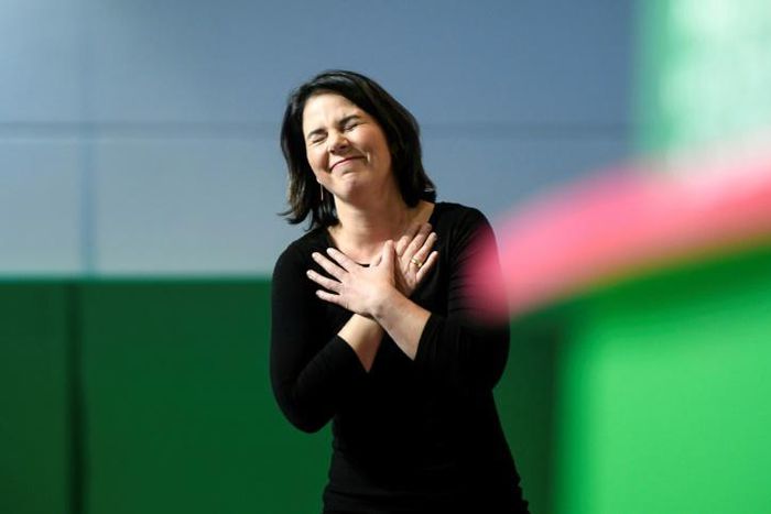 Annalena Baerbock and co-leader Robert Habeck have led the Greens to electoral breakthroughs in both regional and European elections