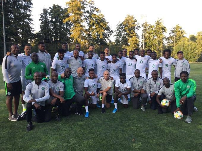 The Super Eagles of Nigeria (Twitter/NFF)