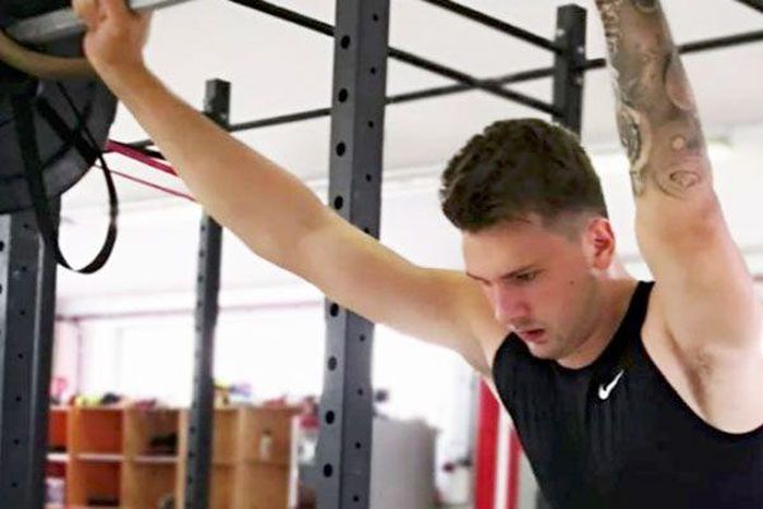 Luka Doncic Is Keeping His Summer Six-Pack Promise