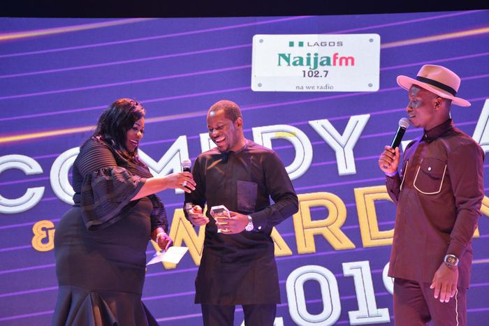 Pa Sunday Omobolanle, aka Papi 'Luwe honoured at 2109 Naija FM 102.7 Comedy Jam and Award Night