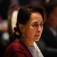 Myanmar's de facto head Aung San Suu Kyi sat in the room expressionless as Guterres spoke on the plight of the Rohingya