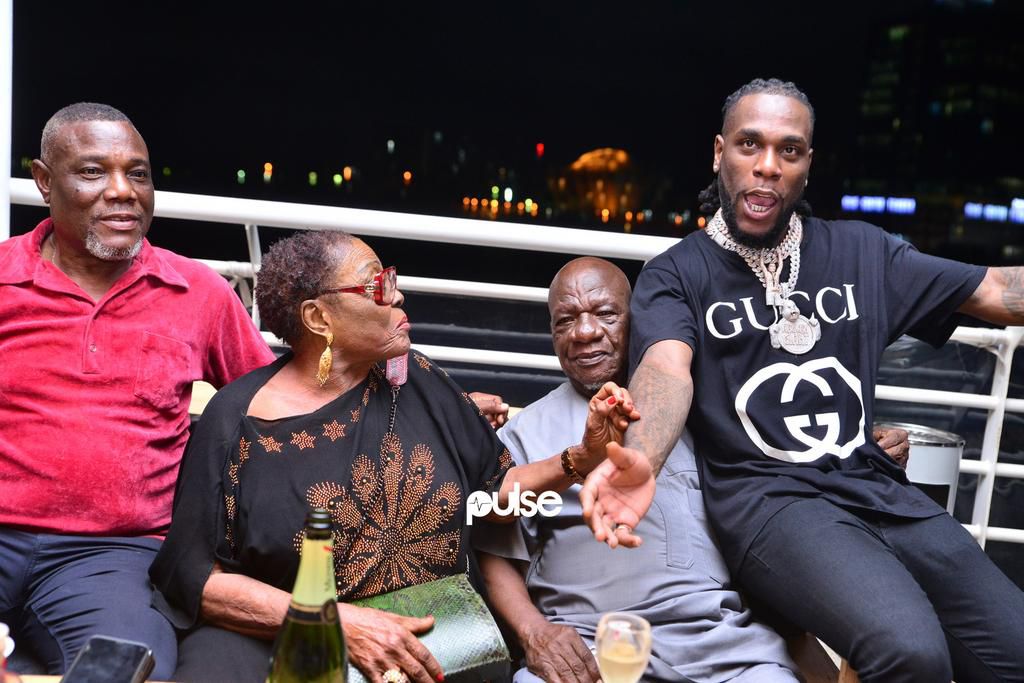Burna boy and grandpa