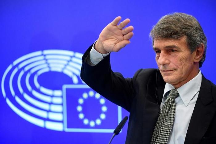 European Parliament head David Sassoli says it is up to Britain to decide whether it leaves the EU with or without a deal