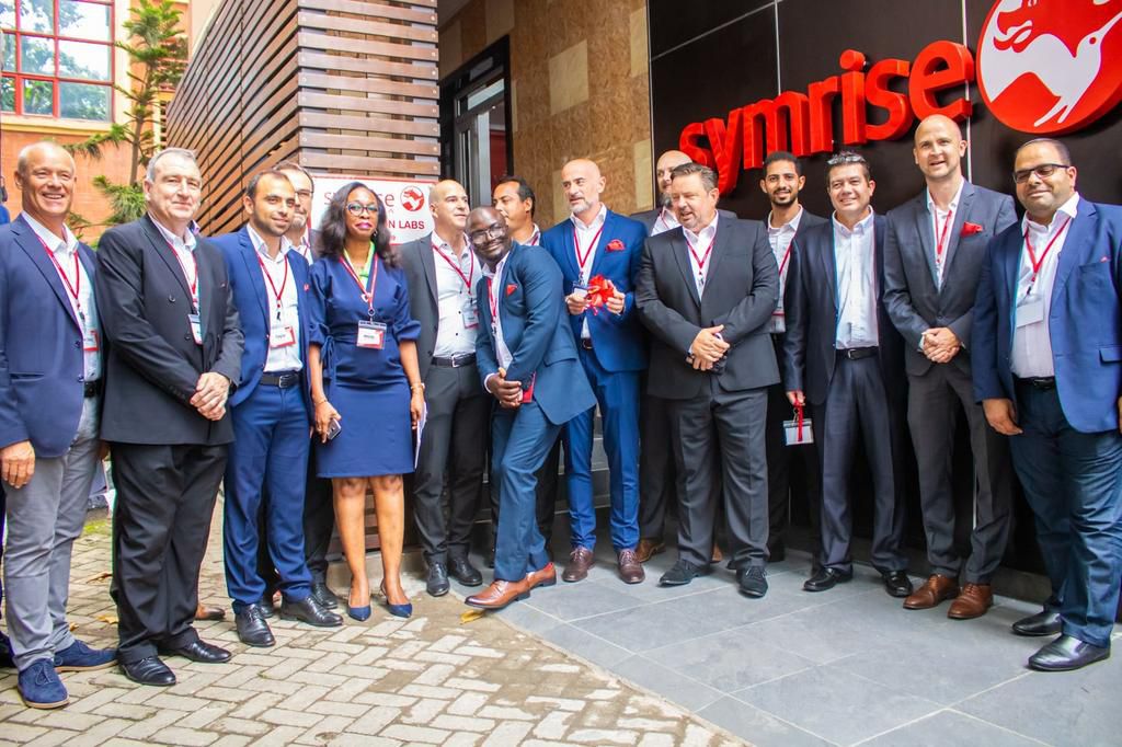 Guests and Executives of Symrise at the opening of Symrise Labs in Lagos, Nigeria.