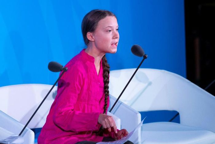 Youth Climate activist Greta Thunberg accused world leaders of betraying her generation through their inaction on reducing greenhouse gas emissions
