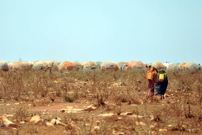 The report said Somalia was 'among the most climate-vulnerable countries in the world'