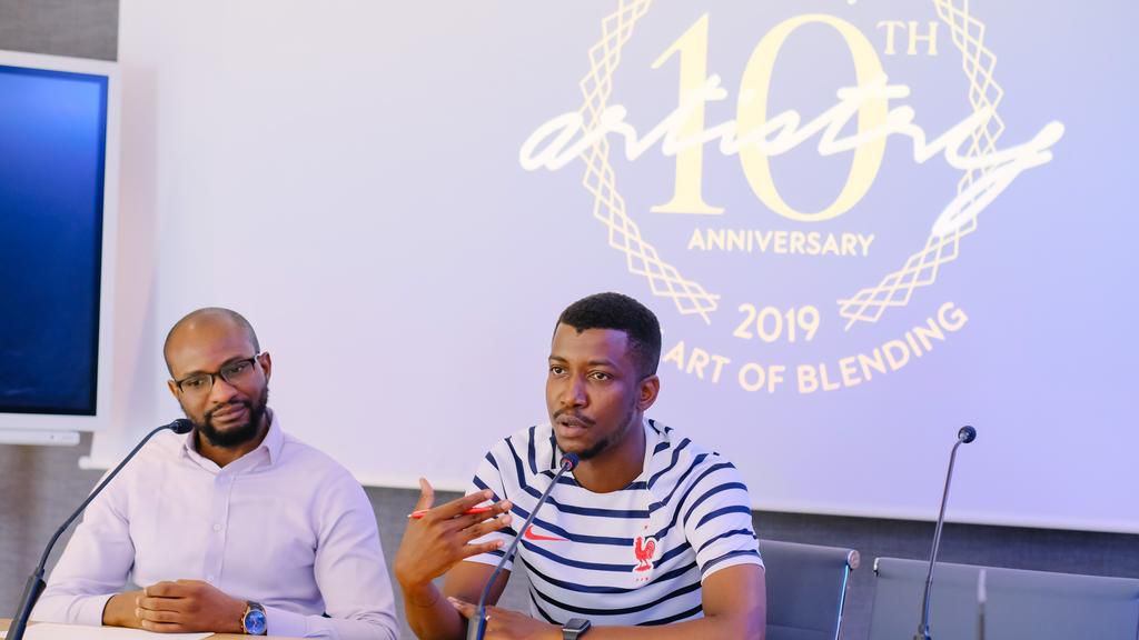 Oluwole Awoleke (L) and OsaSeven (R)