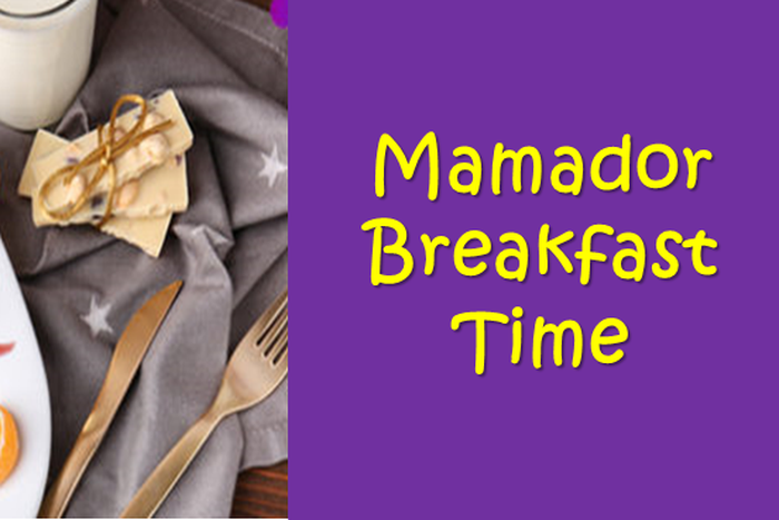 The Mamador Breakfast Series: Healthy breakfast, and the Mamador Light Fat Spread