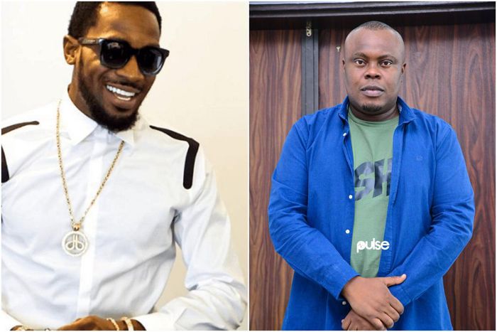 D'Banj laughs off Bankulli's claims on how he met Kanye West. (Pulse Nigeria/360Nobs)