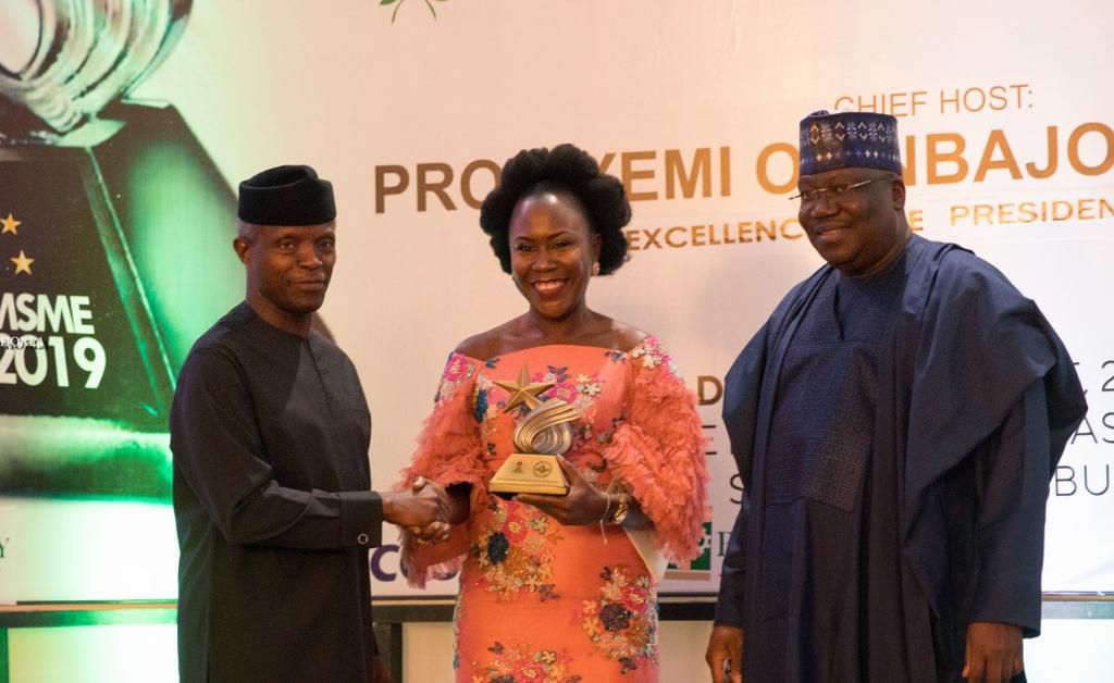 Tara Fela-Durotoye gets National Recognition Award from Vice President of Nigeria