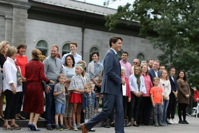 Liberal Party leader and Prime Minister Justin Trudeau kicks off his campaign for Canada's October 21 general elections