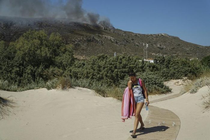 Greek emergency services battled fires all weekend noting it was the first time since 2012 the country had faced such a dangerous mix of high temperatures, strong winds and low humidity