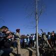 Planting for the future: Prince Harry and Botswanan schoolchildren