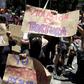 Demonstrators in Mexico City protest on August 12 the recent rape of two teenage girls