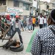 Demonstrations in the streets of Port-au-Prince in March 2019, demanding the removal of Haitian President Jovenel Moise