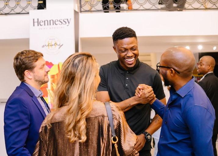 The unveil of the Hennessy Artistry 10th limited edition bottle with Carafe by Osa Seven