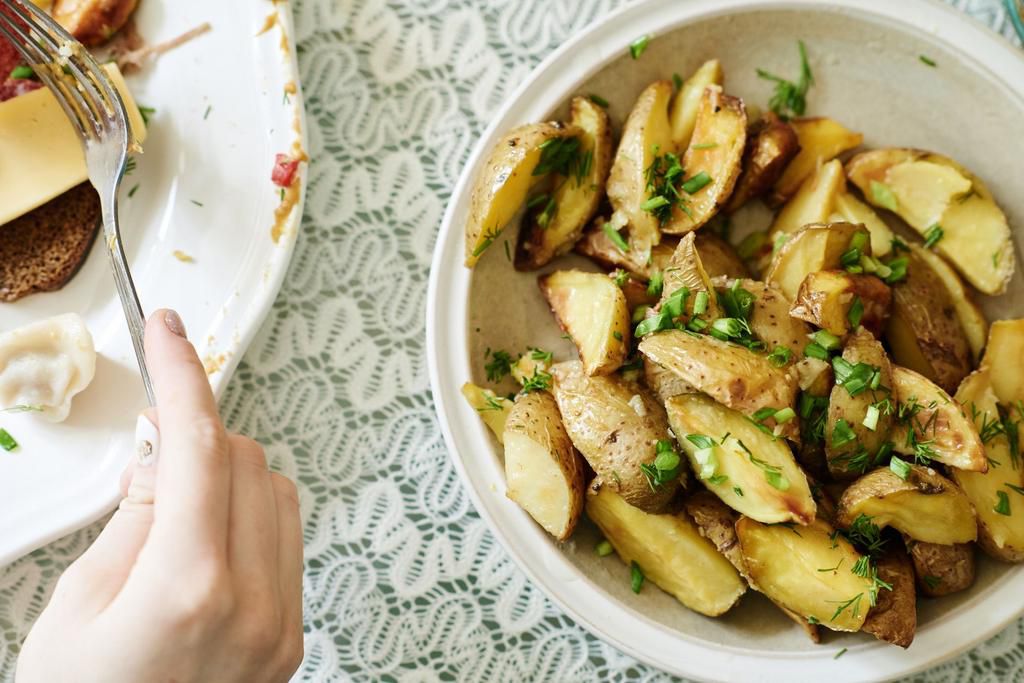 Eastern European potato dish on table