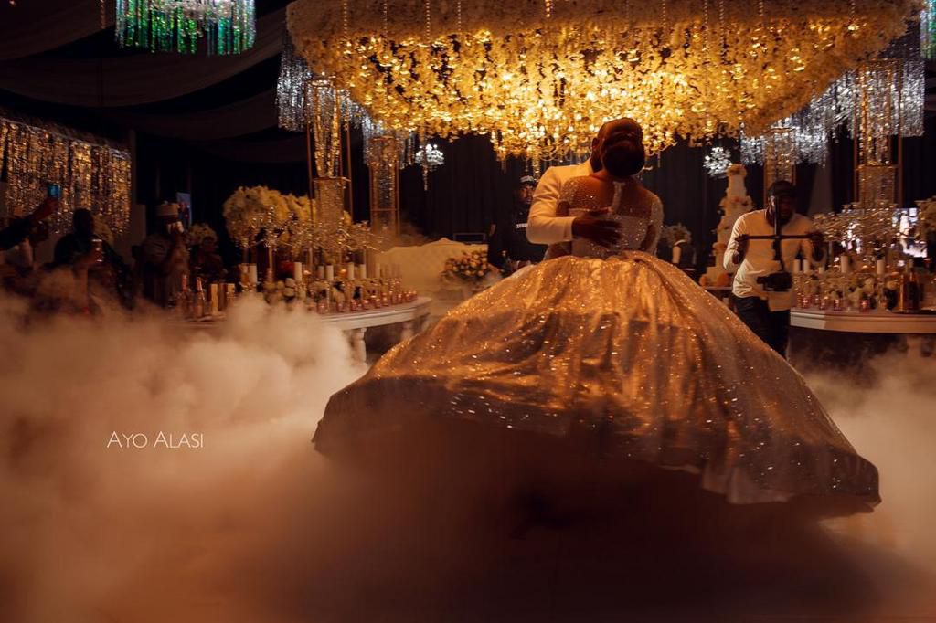 Stunning photos from nightlife king, Temidayo L. Kafaru (Lascatter's) top colourful wedding