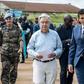 UN chief Antonio Guterres (L) promised continued blue helmet support for the Congolese army