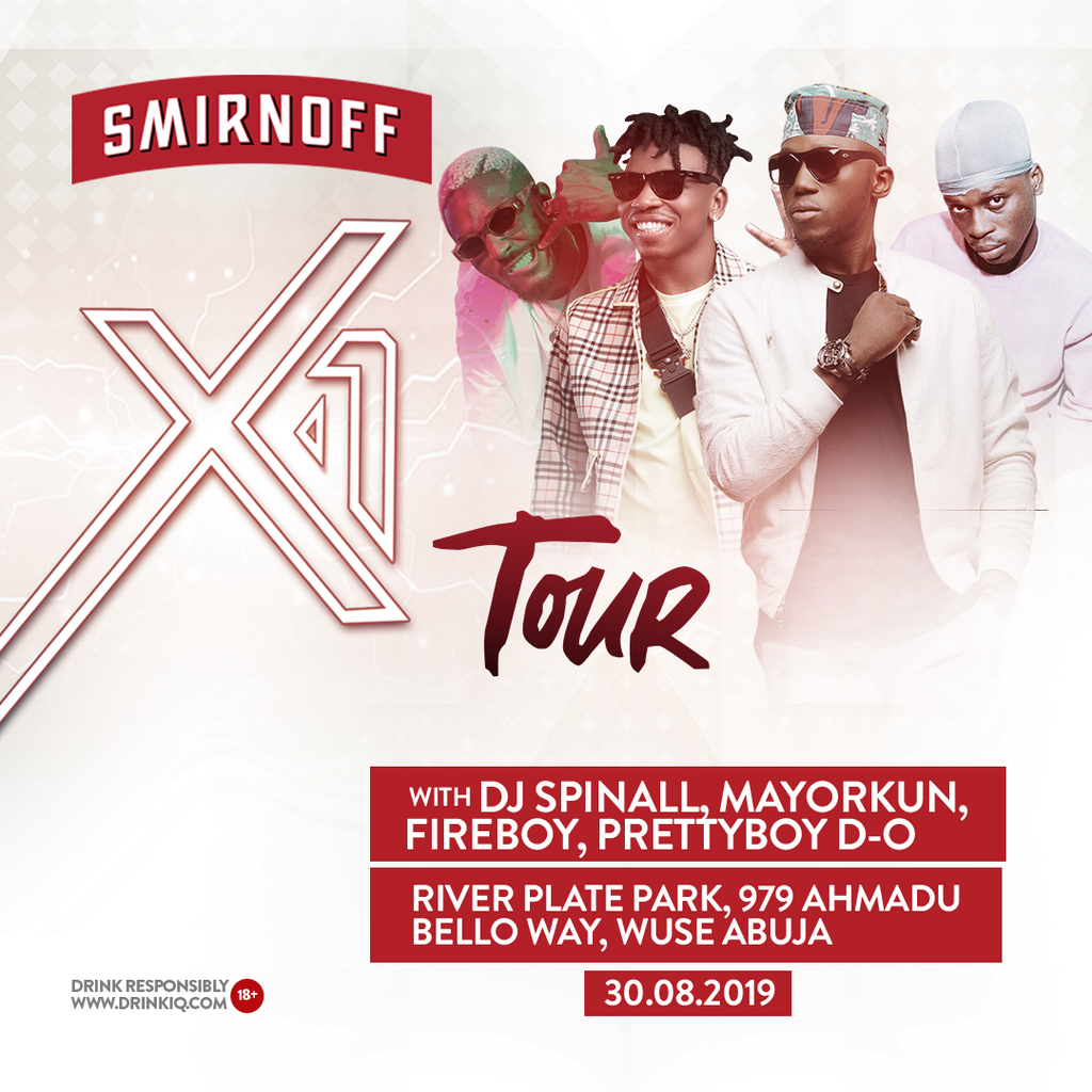 The Smirnoff X1 Tour is coming for you