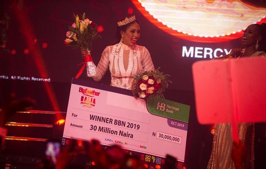 Mercy has emerged the winner of the BBNaija 2019 tagged Pepper Dem after spending 99 days in the house. [Multichoice]