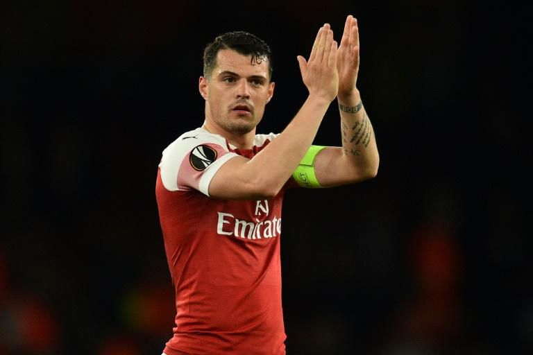 Arsenal midfielder Granit Xhaka, pictured in May 2019