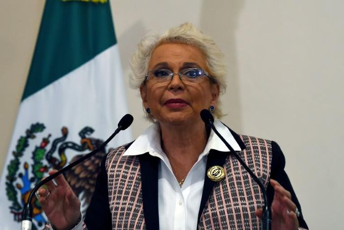Mexican Interior Minister Olga Sanchez, pictured, publicly apologized to former Marxist guerrilla Martha Alicia Camacho for her torture by the army during Mexico's "Dirty War" in the 1970s