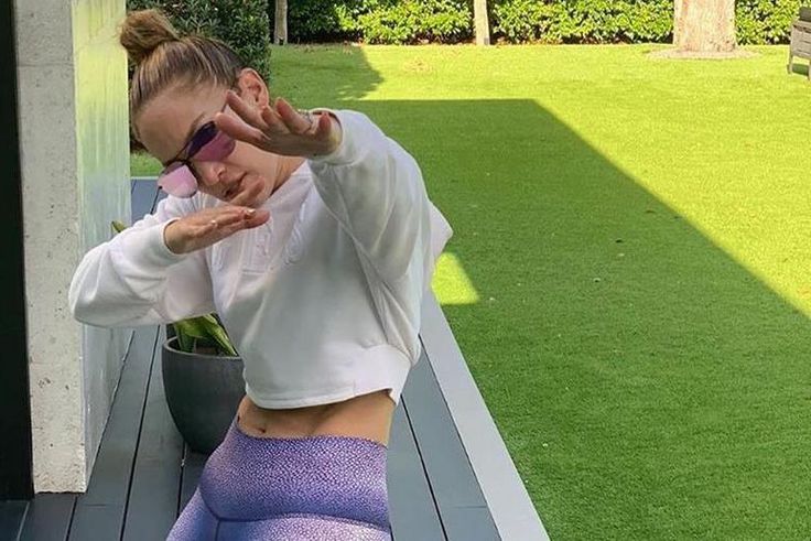 J.Lo Shows Off Her Abs While Doing 'Karate'