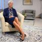 Outgoing IMF Managing Director Christine Lagarde gives an exclusive interview to AFP journalists at the IMF headquarters in Washington on September 19, 2019