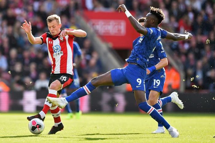 Chelsea striker Tammy Abraham netted in the win at Southampton