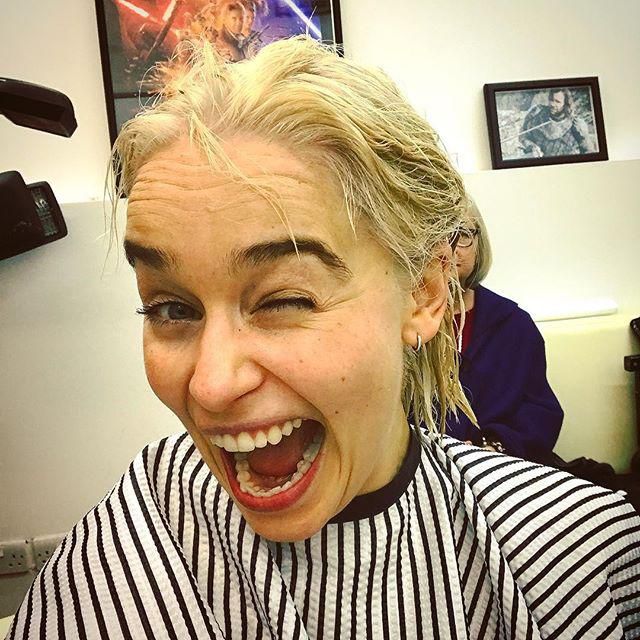 11 Times Emilia Clarke Posted Fierce No-Makeup Selfies