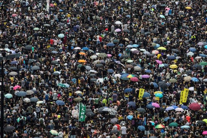 Hong Kong has meanwhile been rocked by more than two months of protests and on Sunday saw a crowd that organizers said numbered some 1.7 million people march peacefully in the city