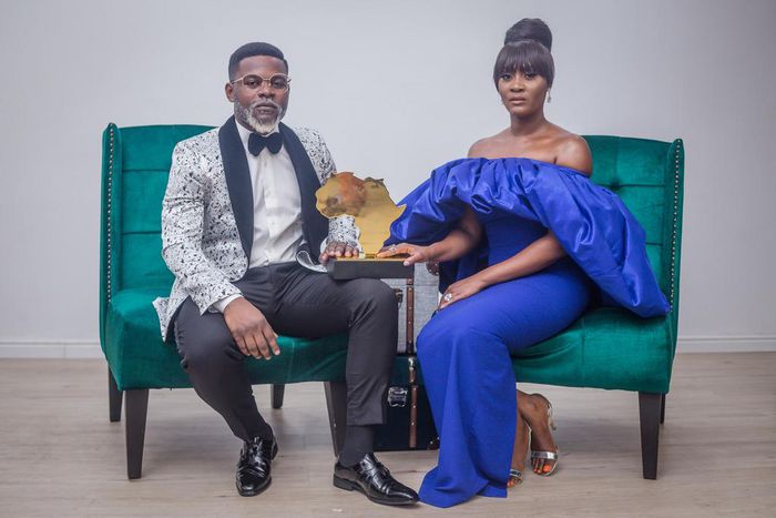 The Future Awards Africa hosts, Falz and Toni Tones