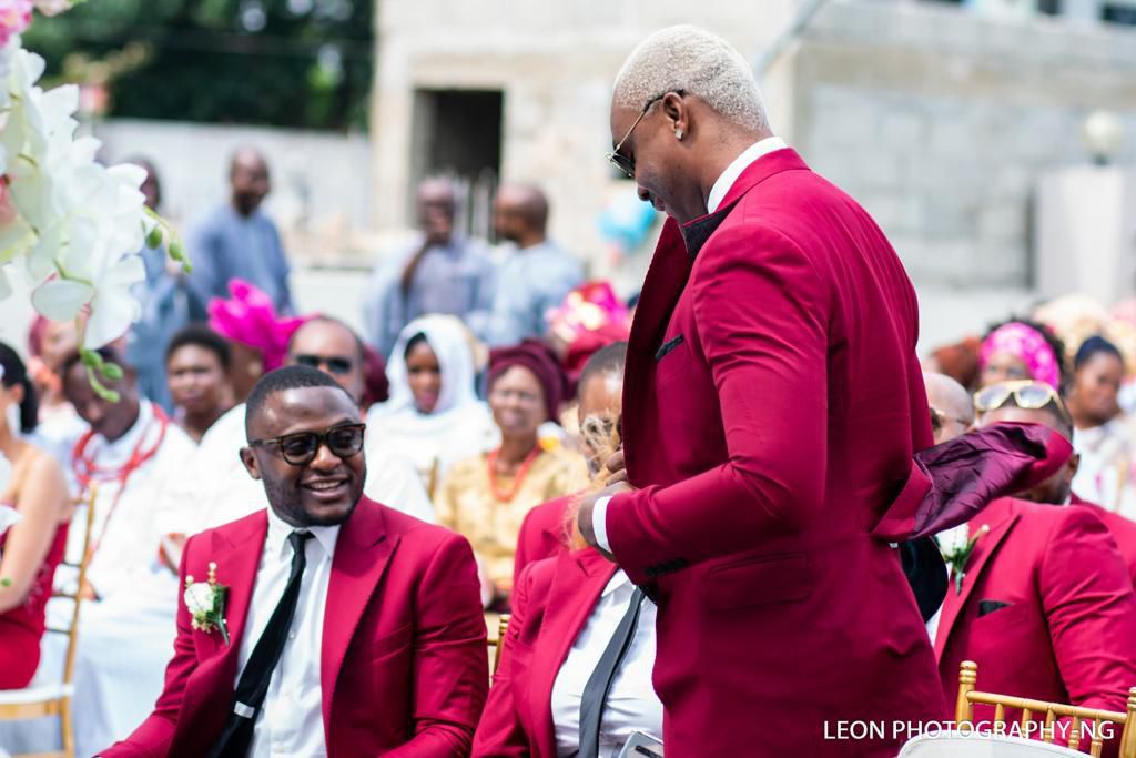 Stunning photos from nightlife king, Temidayo L. Kafaru (Lascatter's) top colourful wedding