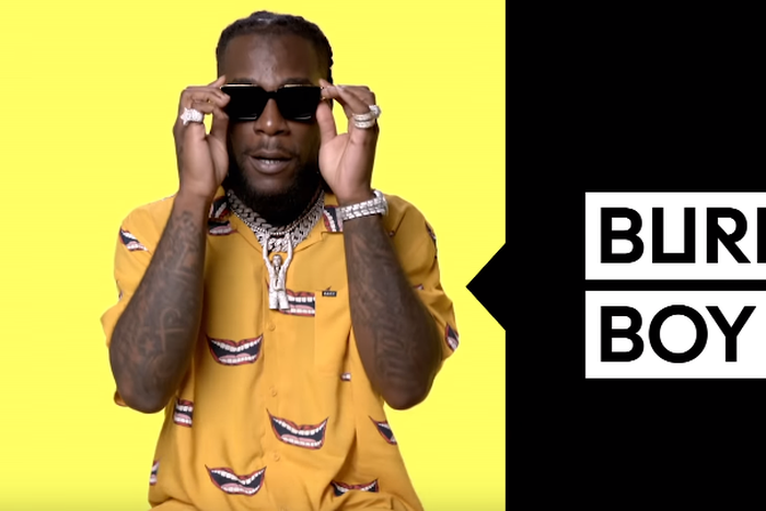 Burna Boy breaks down 'Anybody' on 'Verified' by Genius. (YouTube/Genius)