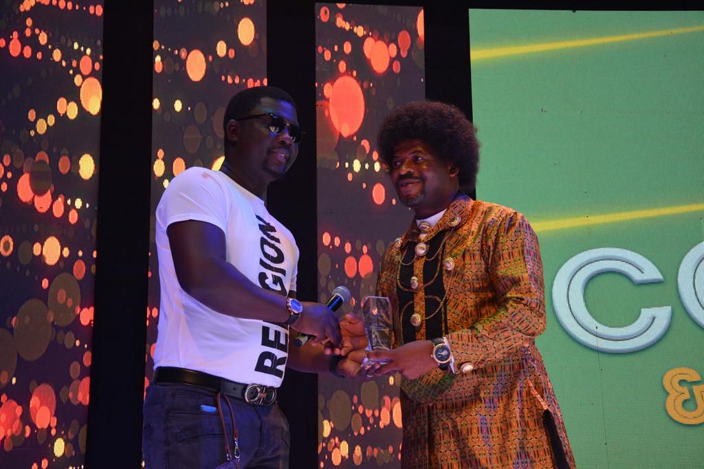 Pa Sunday Omobolanle, aka Papi 'Luwe honoured at 2109 Naija FM 102.7 Comedy Jam and Award Night