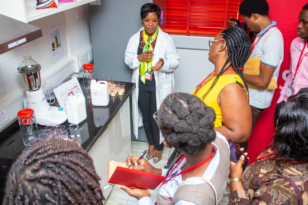 Tour of Symrise Labs in Lagos, Nigeria.