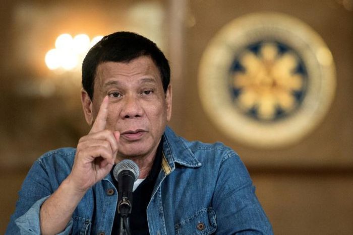 Philippine's President Rodrigo Duterte was slightly injured in a motorcyle accident at Malacanang Palace, aides said