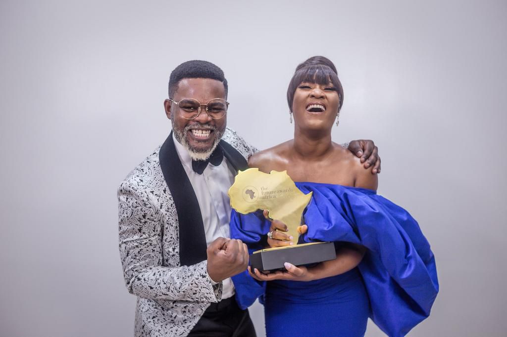 The Future Awards Africa hosts, Falz and Toni Tones