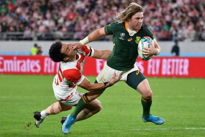 South Africa scrum-half Faf de Klerk was man of the match