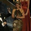 Mexican singer Jose Jose accepts an award during the 6th Annual Latin Grammy Awards show at the Shrine Auditorium in Los Angeles, California on November 02, 2005