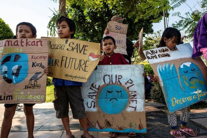 Children from Asia to Europe skipped school and took to the streets for the climate protest