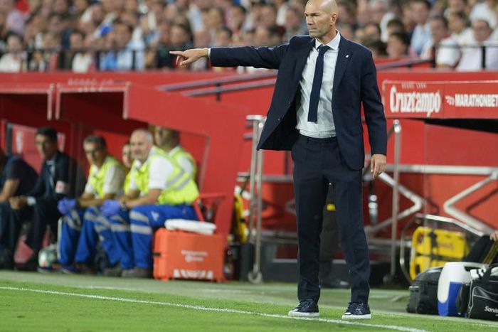 Real Madrid's win over Sevilla on Sunday eased the pressure on coach Zinedine Zidane